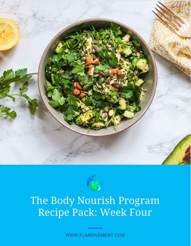 The Body Nourish Program Recipe Pack - Week Four
